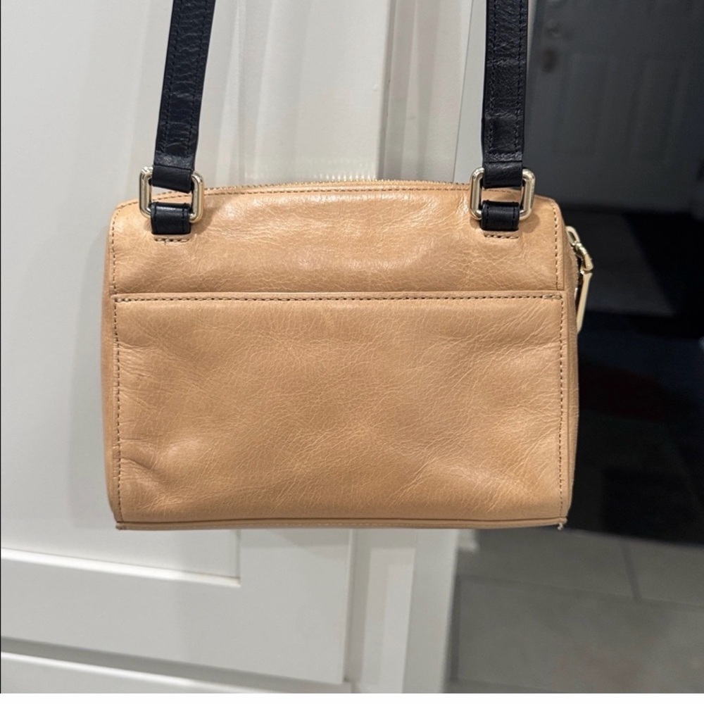 Cole Haan Tan and Black Crossbody Bag